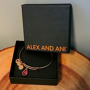 EUC Alex and Ani gold-tone bracelet